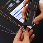 Pavé Leaf Moissanite Pendant